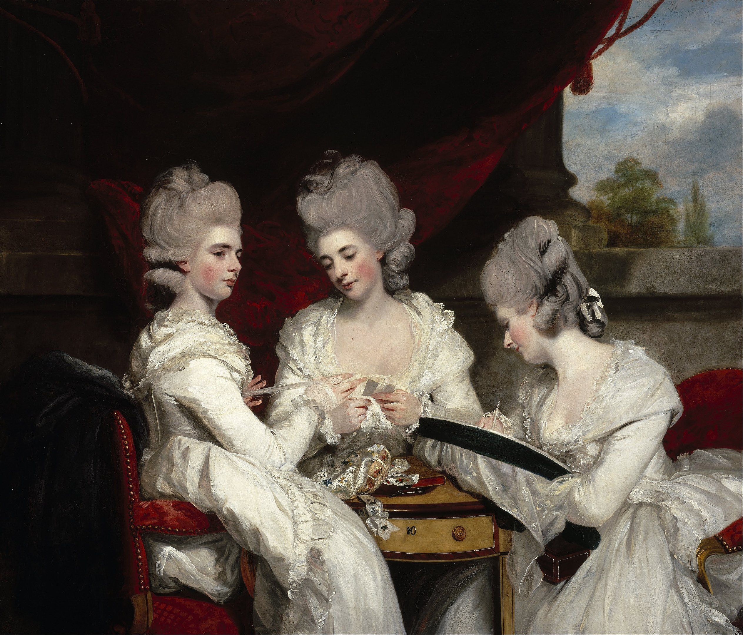 PRIVÉA Magazine The Crypto Aristocracy How the 0.1% Are Diversifying Digital -Sir_Joshua_Reynolds_-_The_Ladies_Waldegrave_-_Google_Art_Project